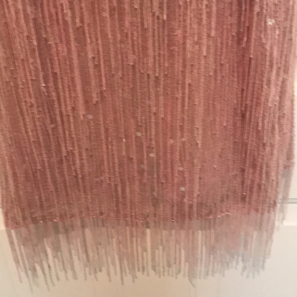 Pink Sequin Fringe Tank Top - Picture 3 of 8